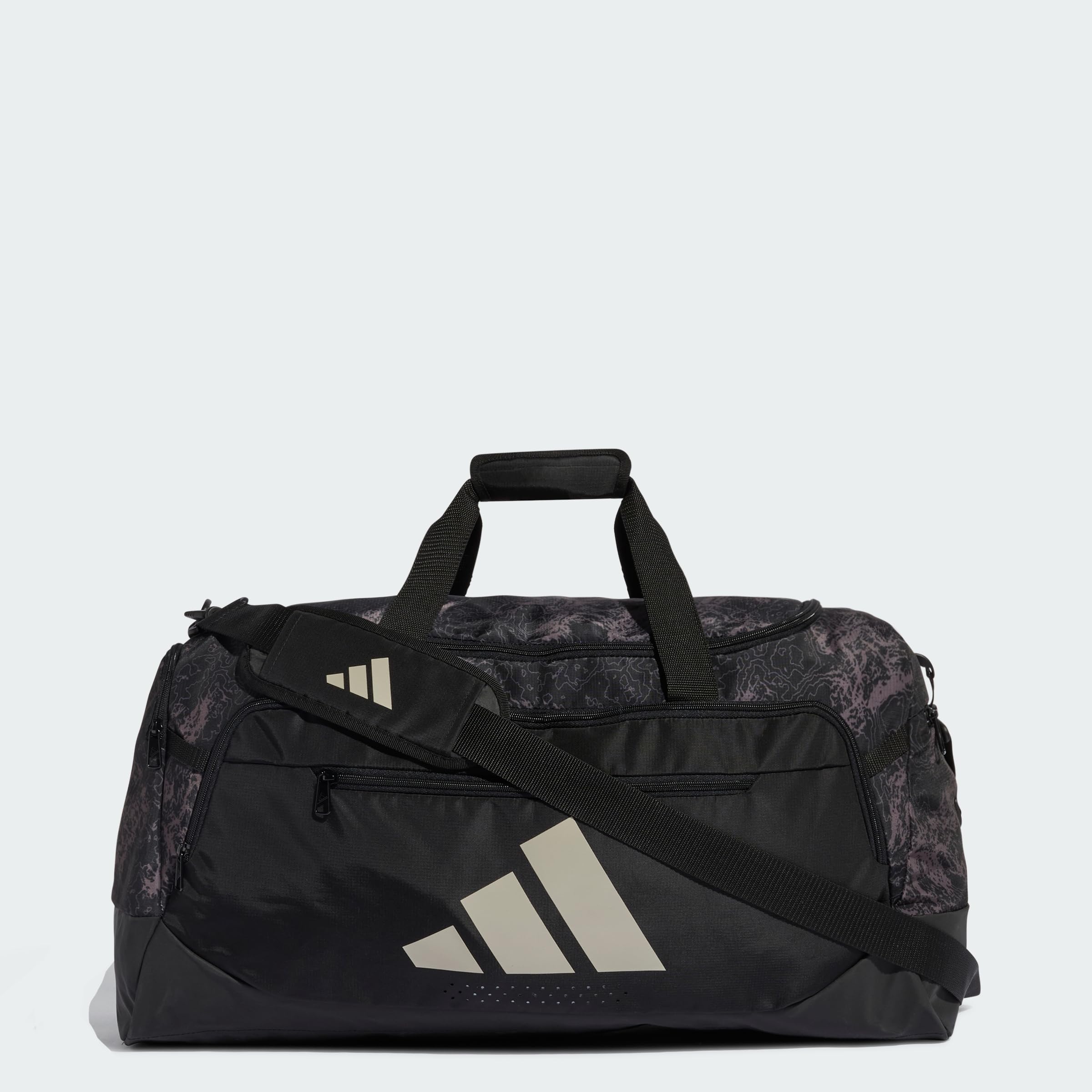 adidas Mixte TRAINING DEFENDER GRAPHIC DUFFLE BAG MEDIUM, black/wonder alumina, One size