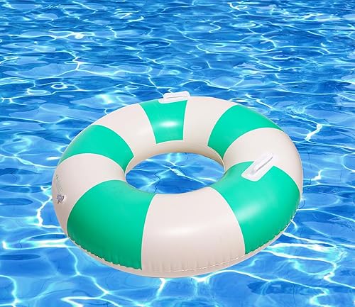 Miniatura 3 de Flotadores inflables de piscina para adultos, flotadores inflables para anillo de natación para adultos, balsa de piscina inflable para verano,