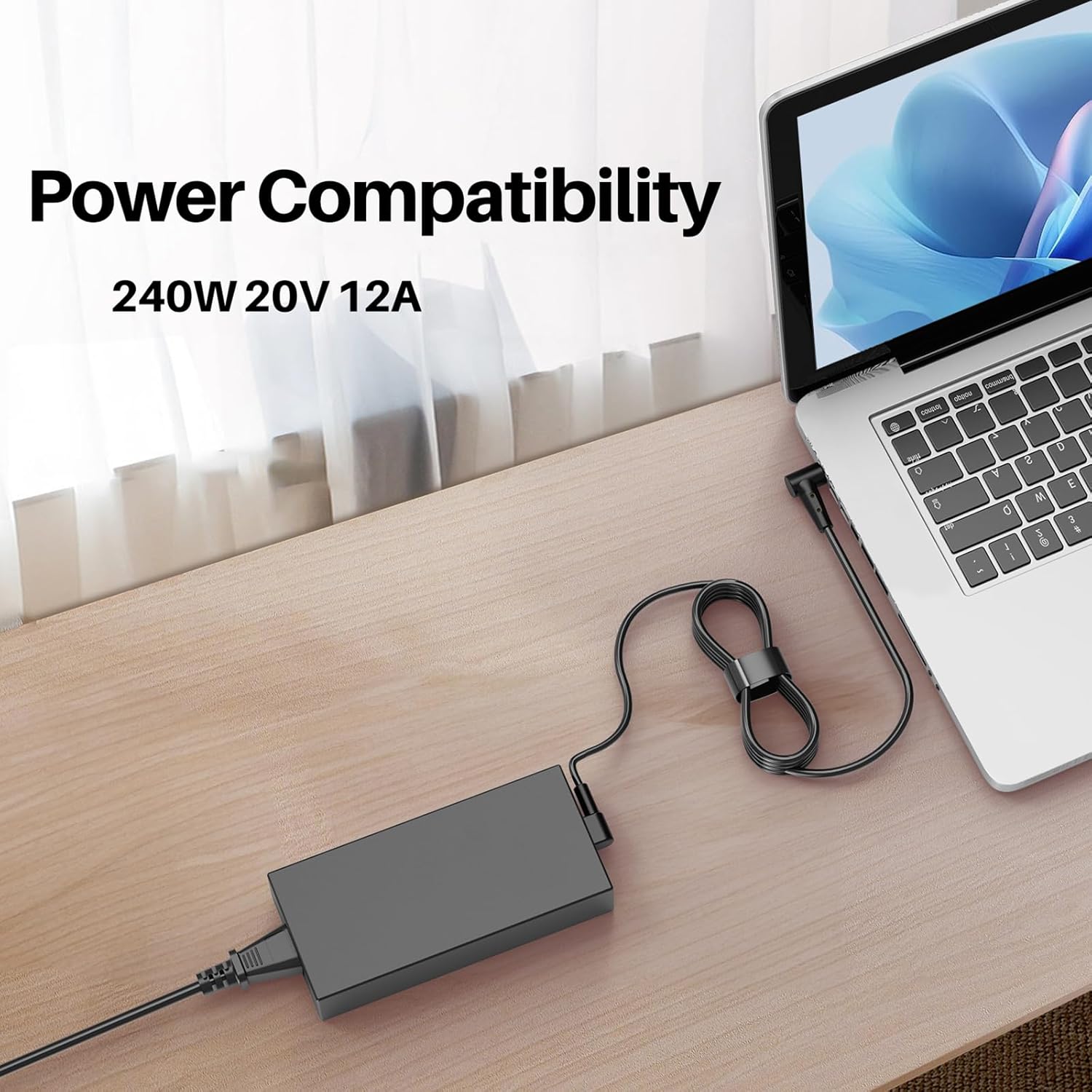 240W Laptop Charger Compatible with Asus ROG Zephyrus G16 (2025) GU605 GU605CR GU605CX-QR069X GU605CW-XS98 GU605CX GU605CX-QR124X GU605CW GU605CW-QR089X GU605CW-QR155X GU605CR-XS98-CA