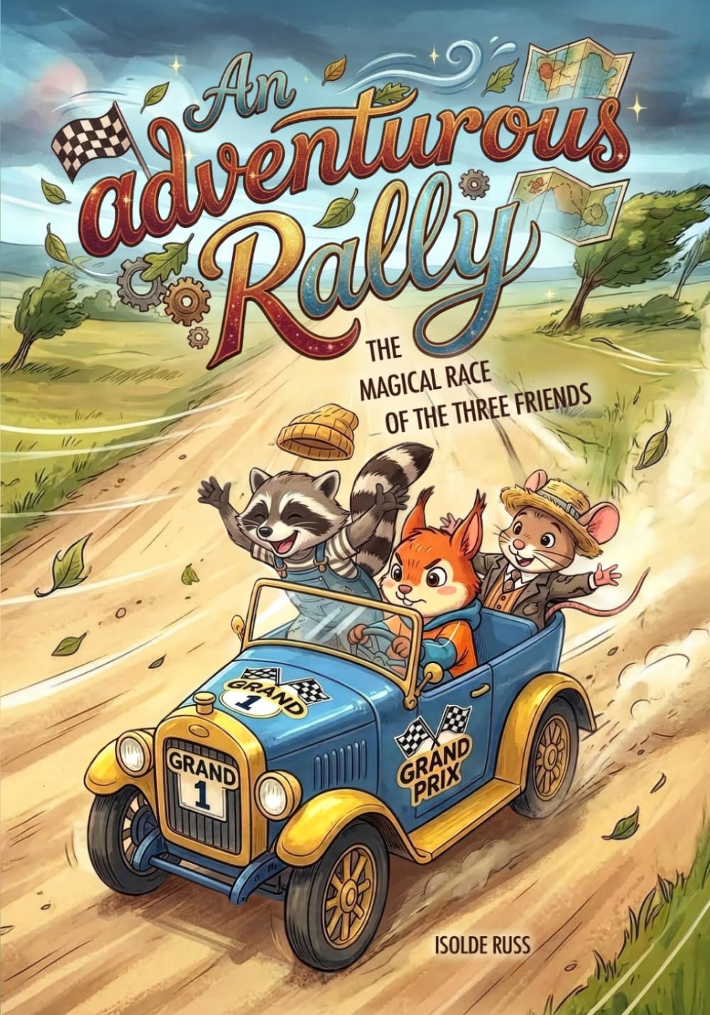 An adventurous Rally: THE MAGICAL RACE OF THE THREE FRIENDS (The Adventure Stories of Raccoon, Squirrel, and Mouse)