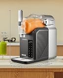 VEVOR Machine à Granités 2 L, Machine à Boissons Glacées et Givrées sans Glace, pour Margaritas Frappées Milkshakes Slush, Distributeur de Granité Granita Autonettoyant avec 6 Programmes Prédéfinis - 7