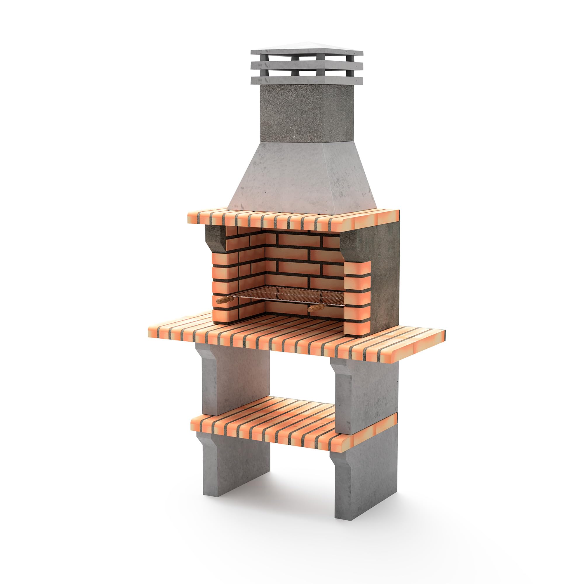 Movelar Barbecue Liz XL Plus con mini panchine