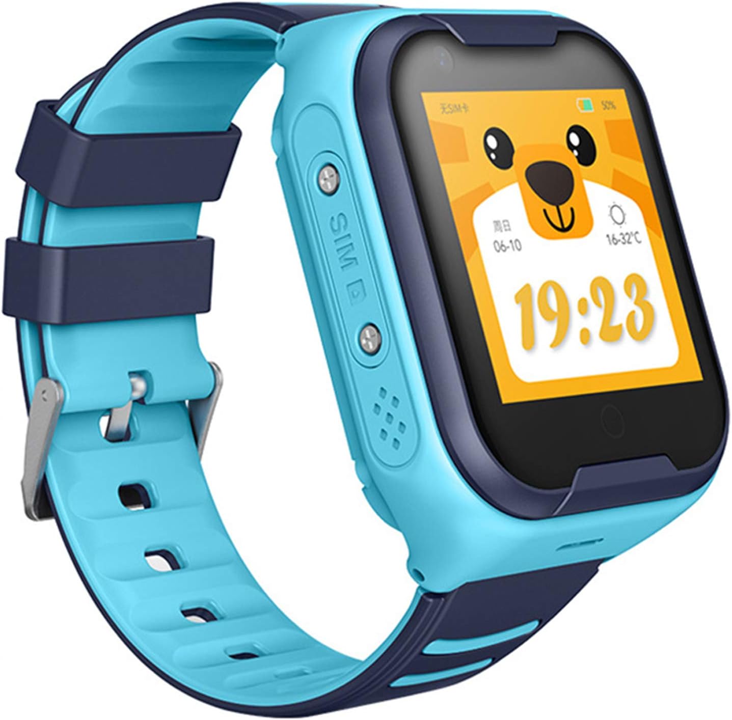 GPS Watch for Kids,IPX7 Waterproof 4G Kids Smart Watch for IOS Android,with Video Voice Chat Payment SOS Alarm Clock Flashlight,680MAH GPS Tracker Watch,Perfect Birthday, for Boys Girls