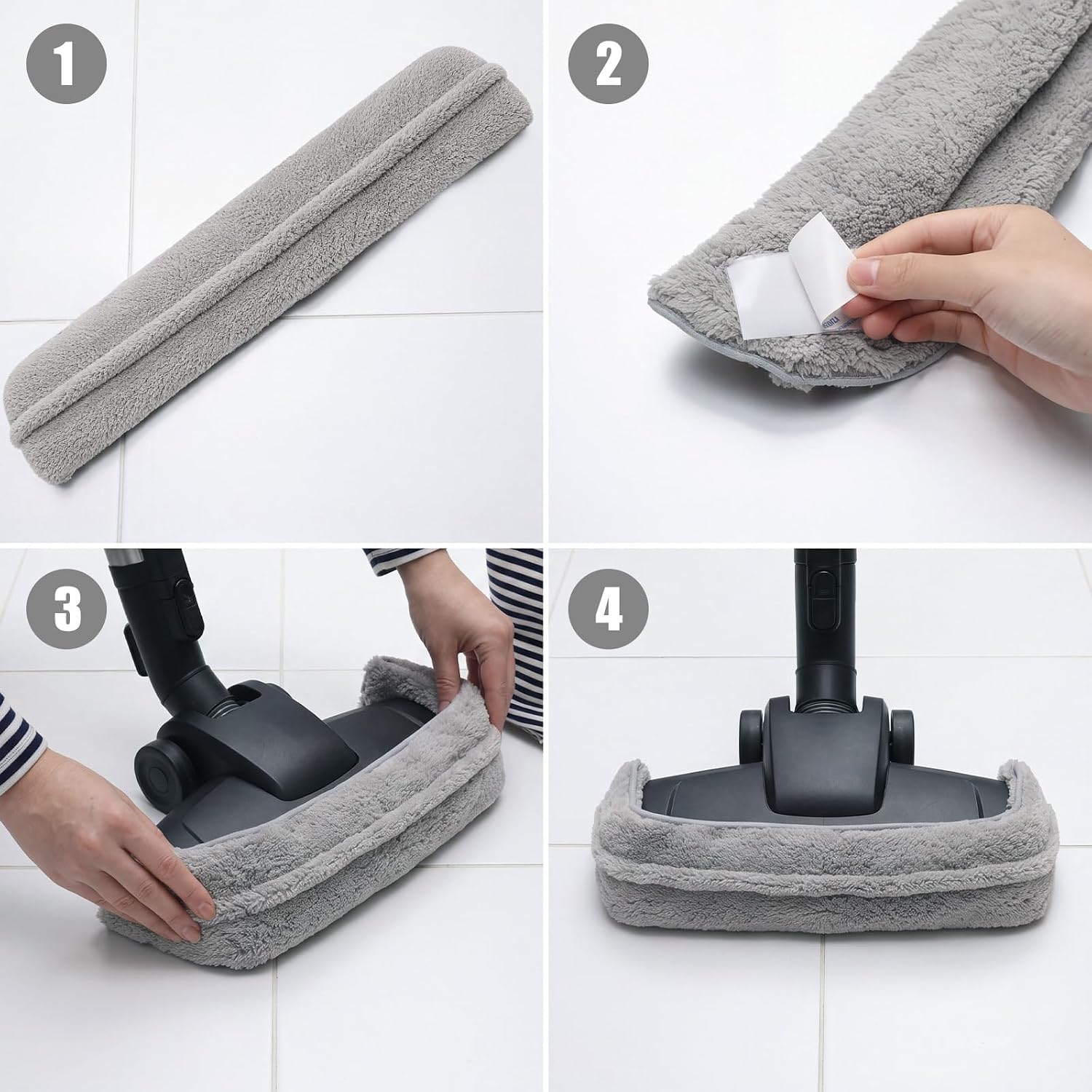 2 Pack Reusable Vacuum Dusting Bumper Guard Universal