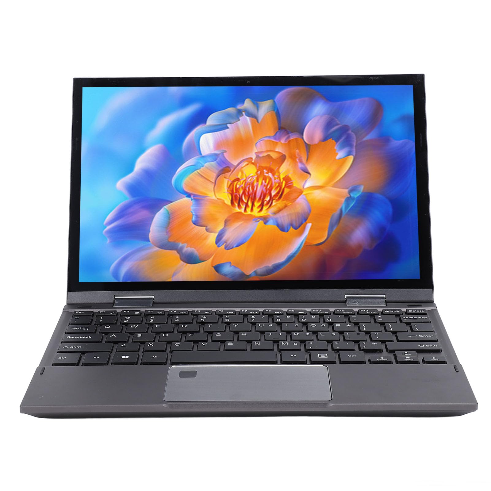 Laptop da 10,95 Pollici, Computer Portatile Portatile con Ribaltamento a 360 Gradi, DDR5 16G, SSD 512G, Display IPS 2K, Tastiera Retroilluminata, Laptop Tradizionale (Spina