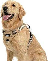 Vista 20 de Funfox Arnés para perro sin tirones, arnés de chaleco ajustable para mascotas, material súper suave con mango vertical, fácil control, paseo