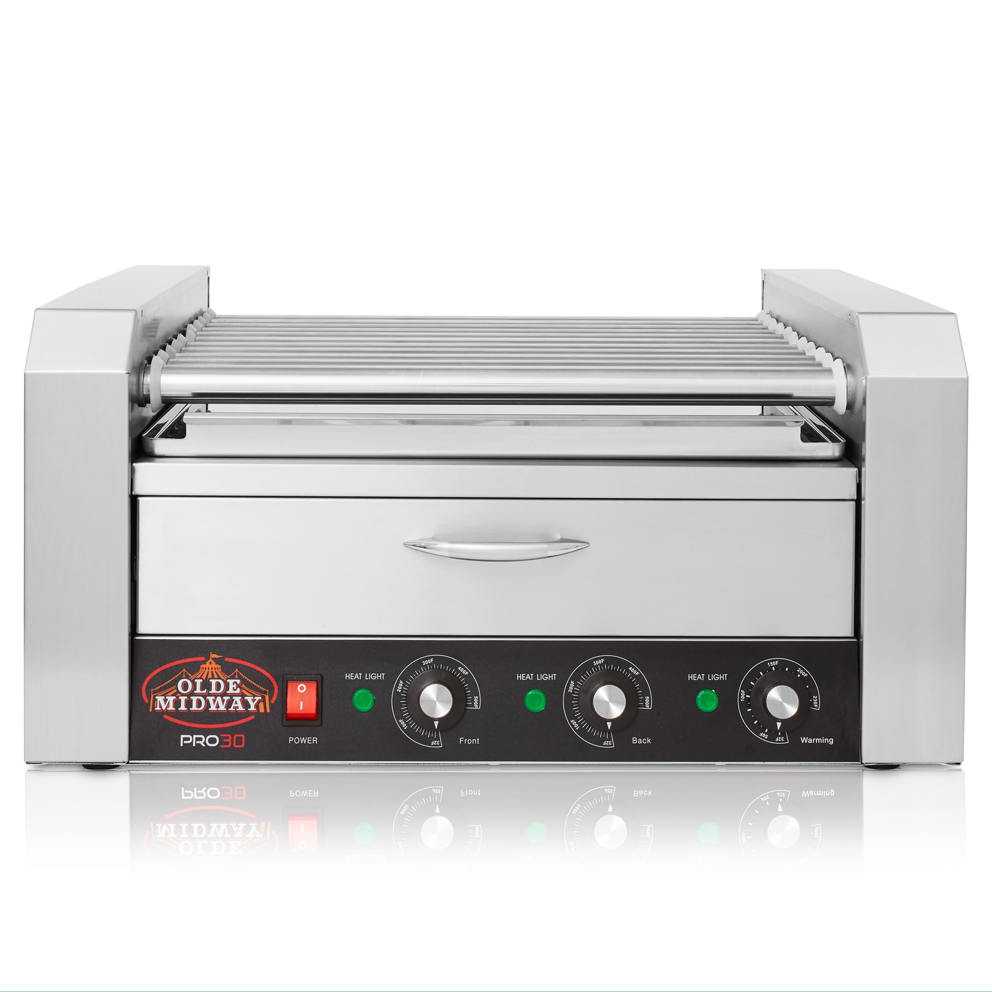 Amazon.com: Olde Midway Electric 30 Hot Dog 11 Roller Grill Cooker