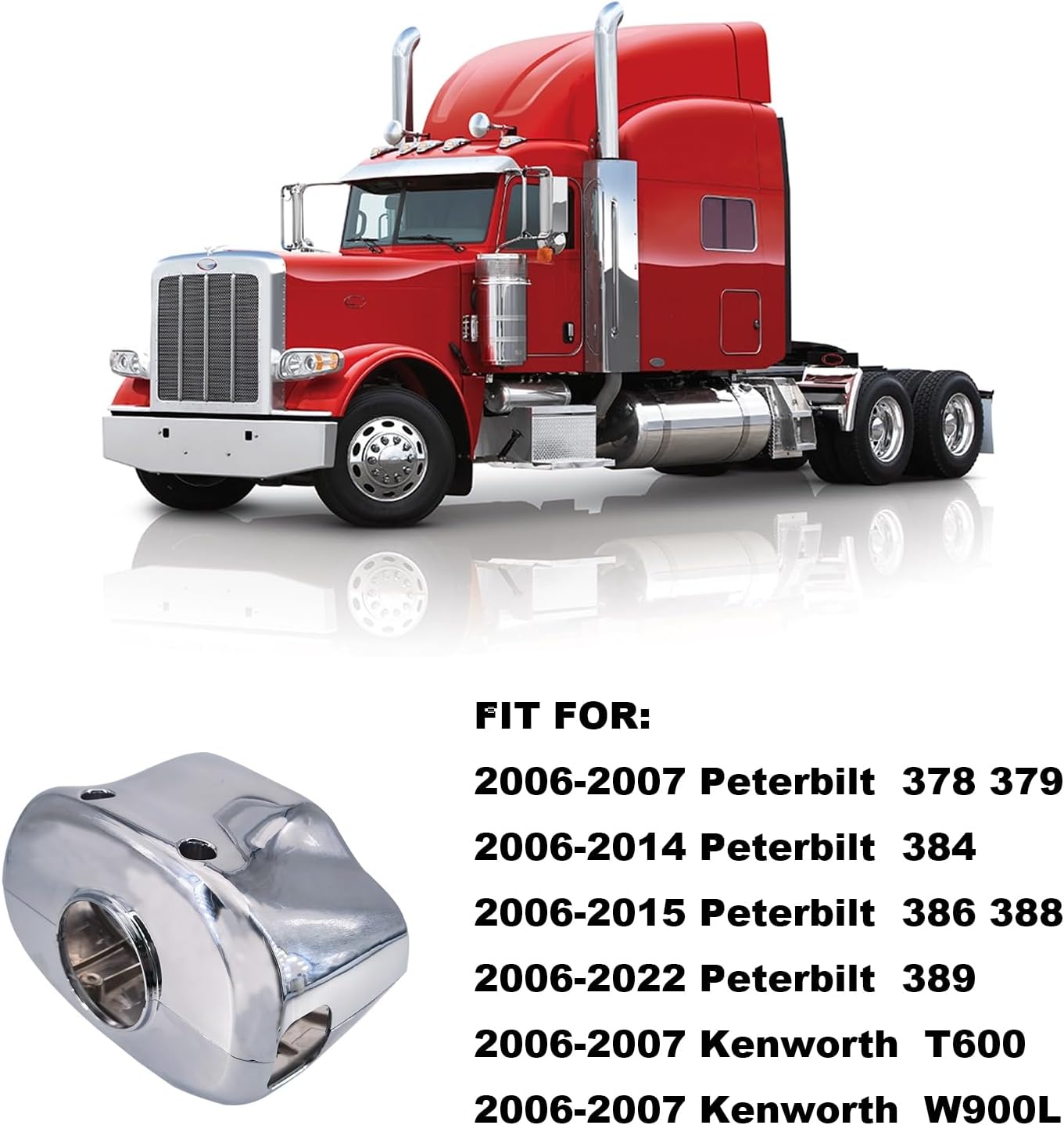 21748 Upper Steering Column Cover Fit for Peterbilt 378 379 384 386 388 389 Kenworth T600 W900L