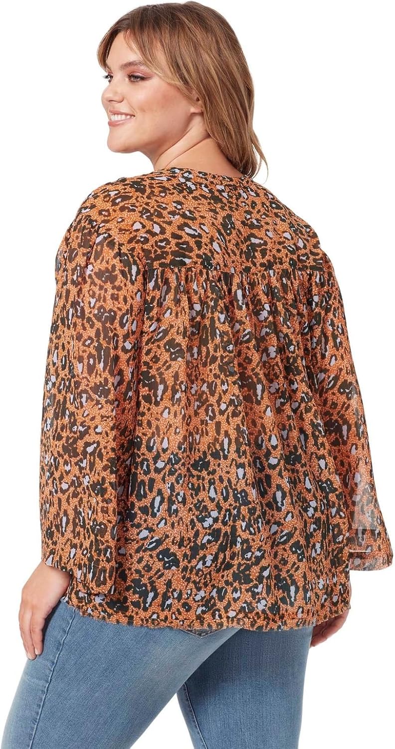 Jessica Simpson Women's Jenna Notch Neck Top - Image 5