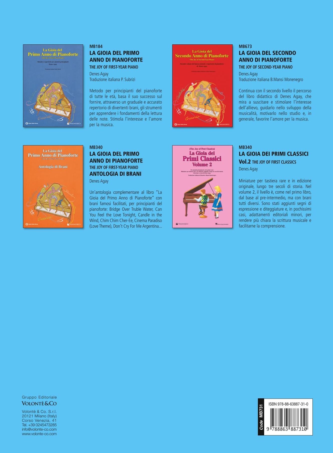 La gioia dei primi classic. The joy of first classics. Ediz. italiana
