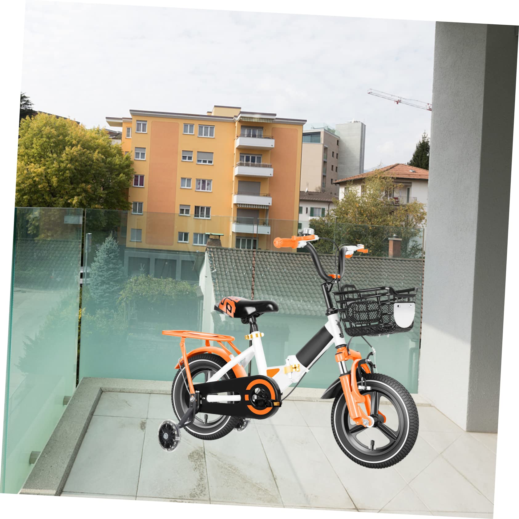 Par De Ruedas Auxiliares para Bicicleta De para Niños Principiantes - Material