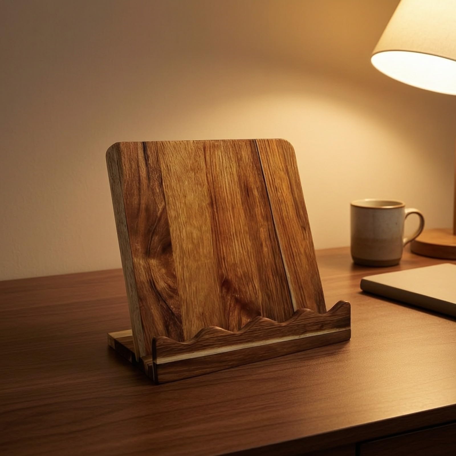 Colcolo para Libros Cocina Compacto, Atril para Tabletas, Antislizan, Atril Libro con Pestaña, Escritorio