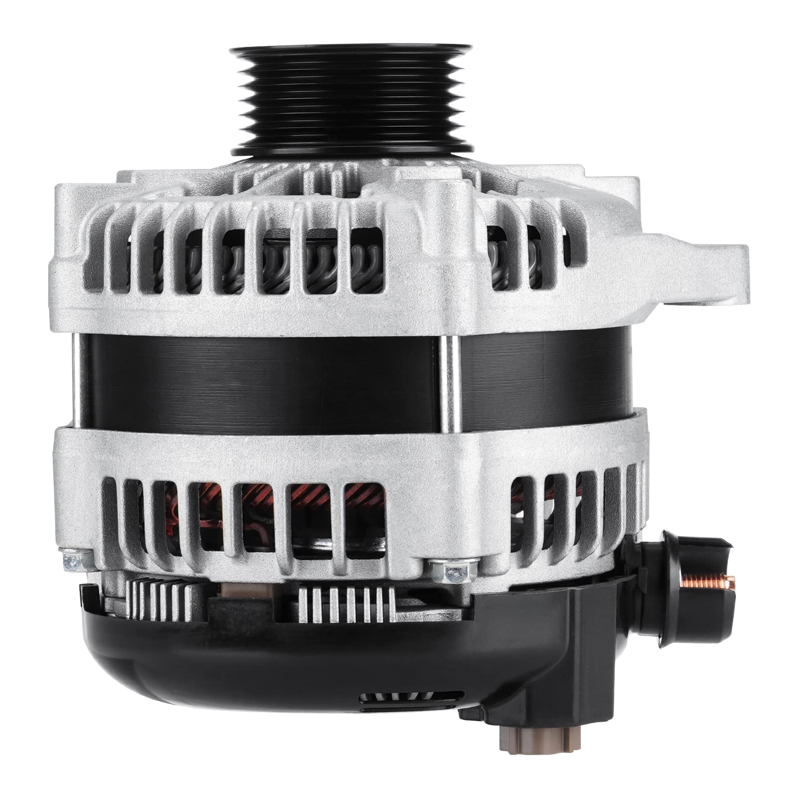 New Alternator for Ford F150 F-150 F150 V8 5.0L 5.0 2011 2012 2013 2014 104210-6270, 104210-6660, AL3T10300CA, AL3Z10346C, CL3T10300AA, AND0577-image-48