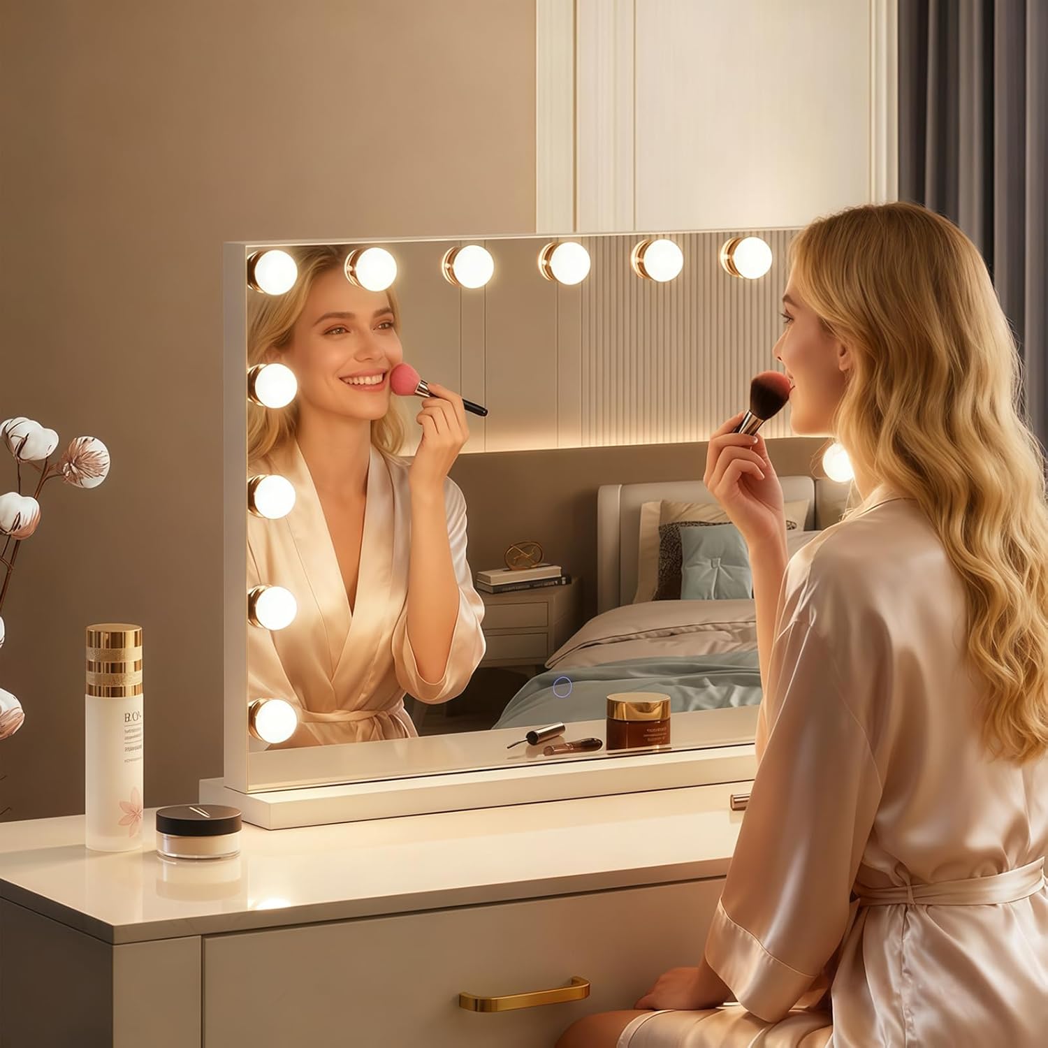 Hollywood Vanity Mirror with Lights - Image 7
