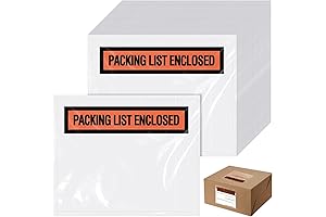 1000 PCS 4.5" x 5.5" Packing Slip Envelopes