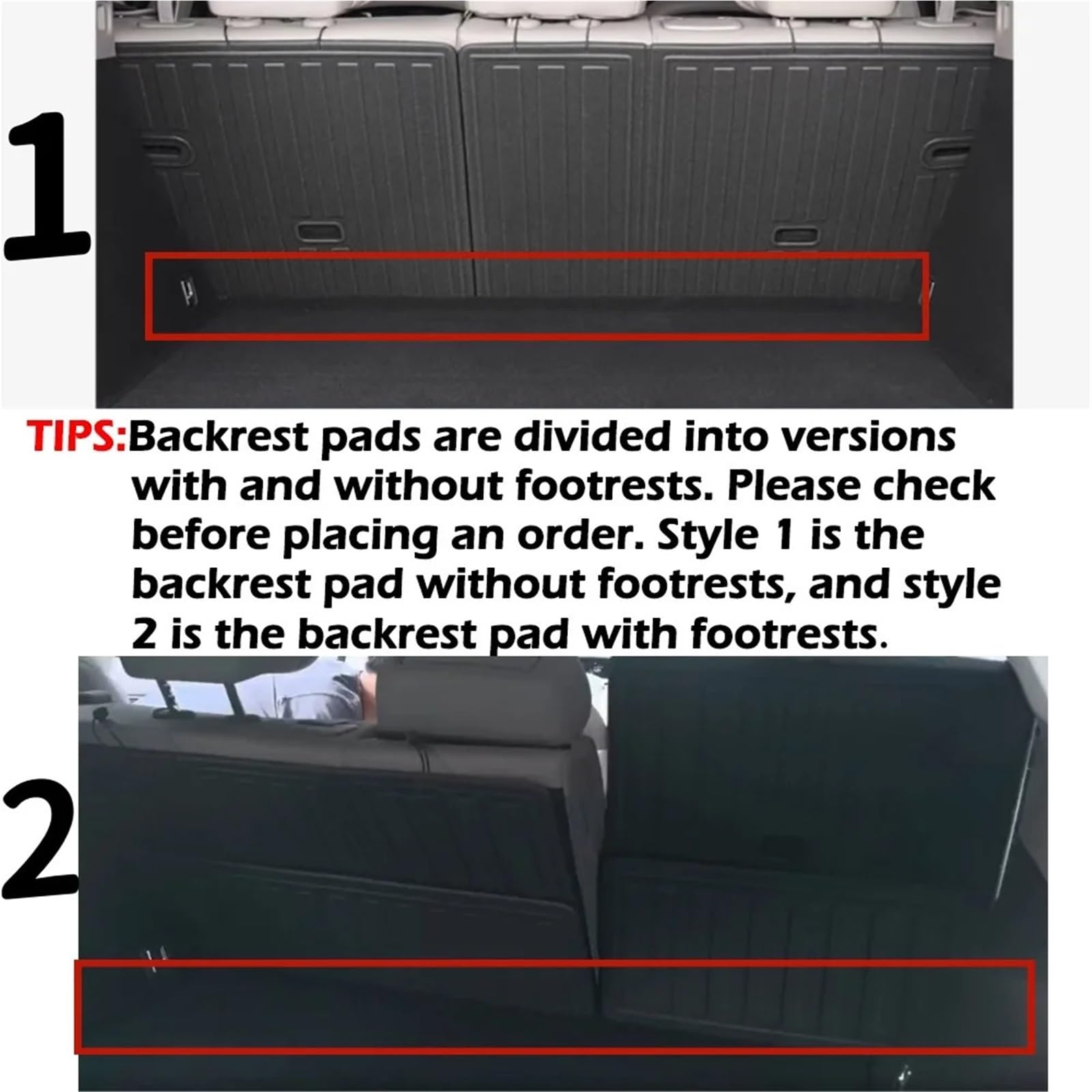 Car Floor Mats 5 Seats Compatible for Zeekr 7X 2024 2025 All-Weather Cargo Liner Trunk Pad TPE Waterproof — view 7