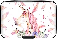 Vista 1 de sundee Soporte para tarjetas de crédito, delgado mini bloqueo RFID, protector de tarjetas de crédito, funda de aluminio para tarjetas de visita