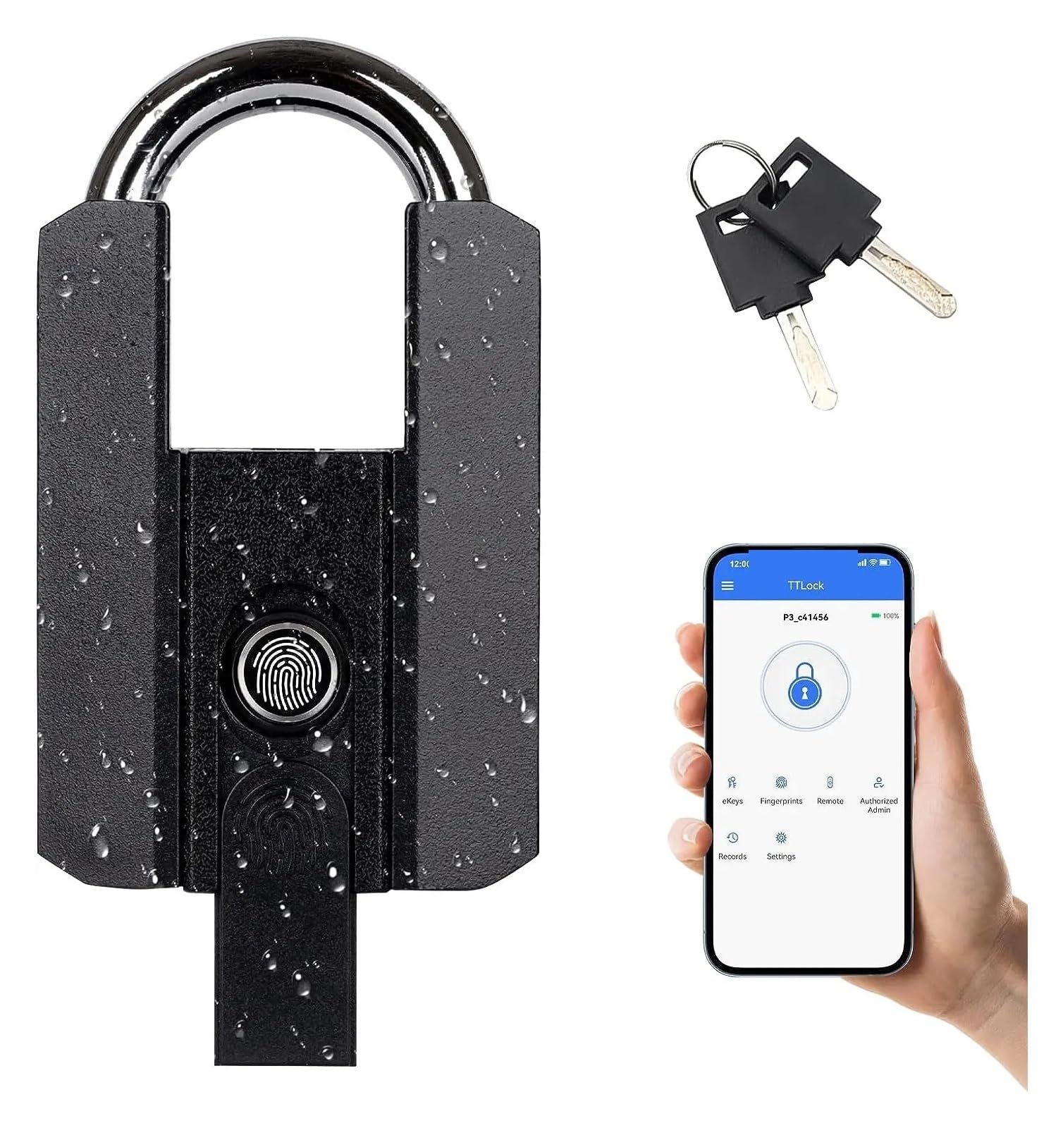 Cadenas De Sécurité Extérieur Noir, Serrure À Combinaison Robuste, Résistant Aux Intempéries, Bagages Pratique Efficace
