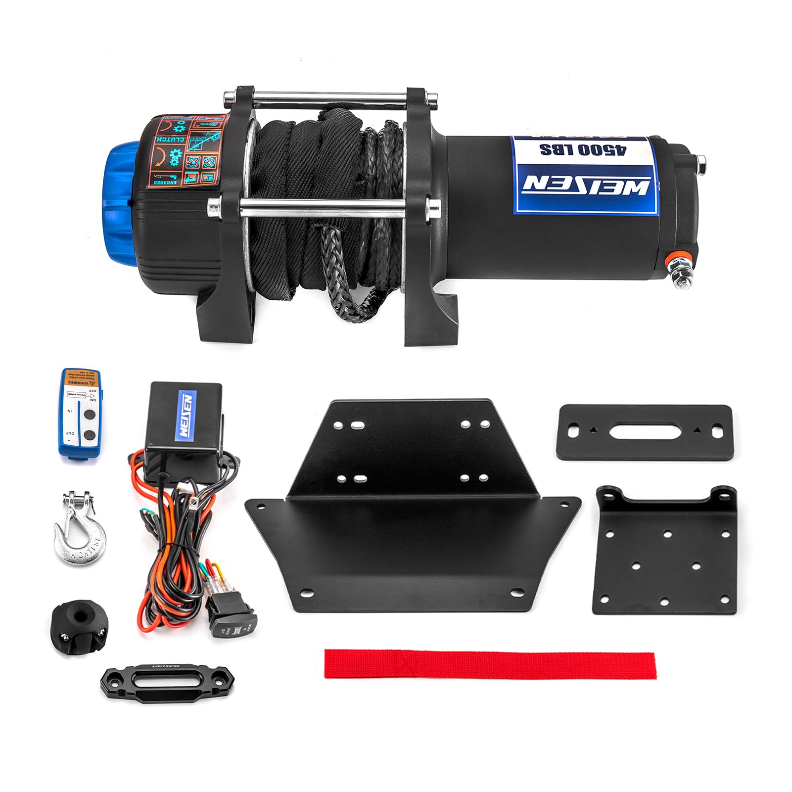 Amazon.com: WeiSen 4500lb Electric Winch w/Rocker Switch & Winch