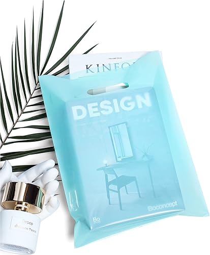 Miniatura 82 de 100 bolsas de 1.5 mil de grosor, 9 x 12 pulgadas, bolsas de agradecimiento con asas extragruesas perfectas para mercancía, pequeñas empresas y venta