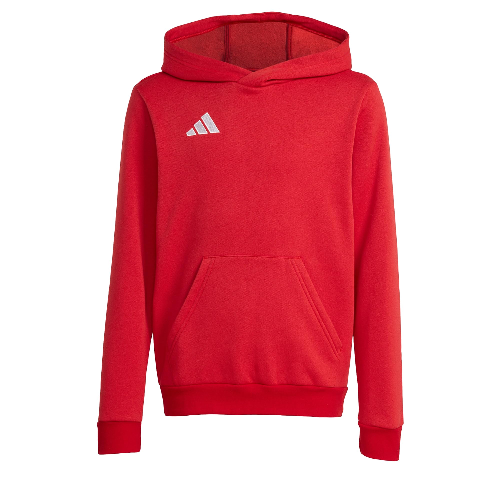 adidas Unisex Kids Entrada26 Hoodie Kids Sweatshirt, team power red 2/white, 9-10 Years