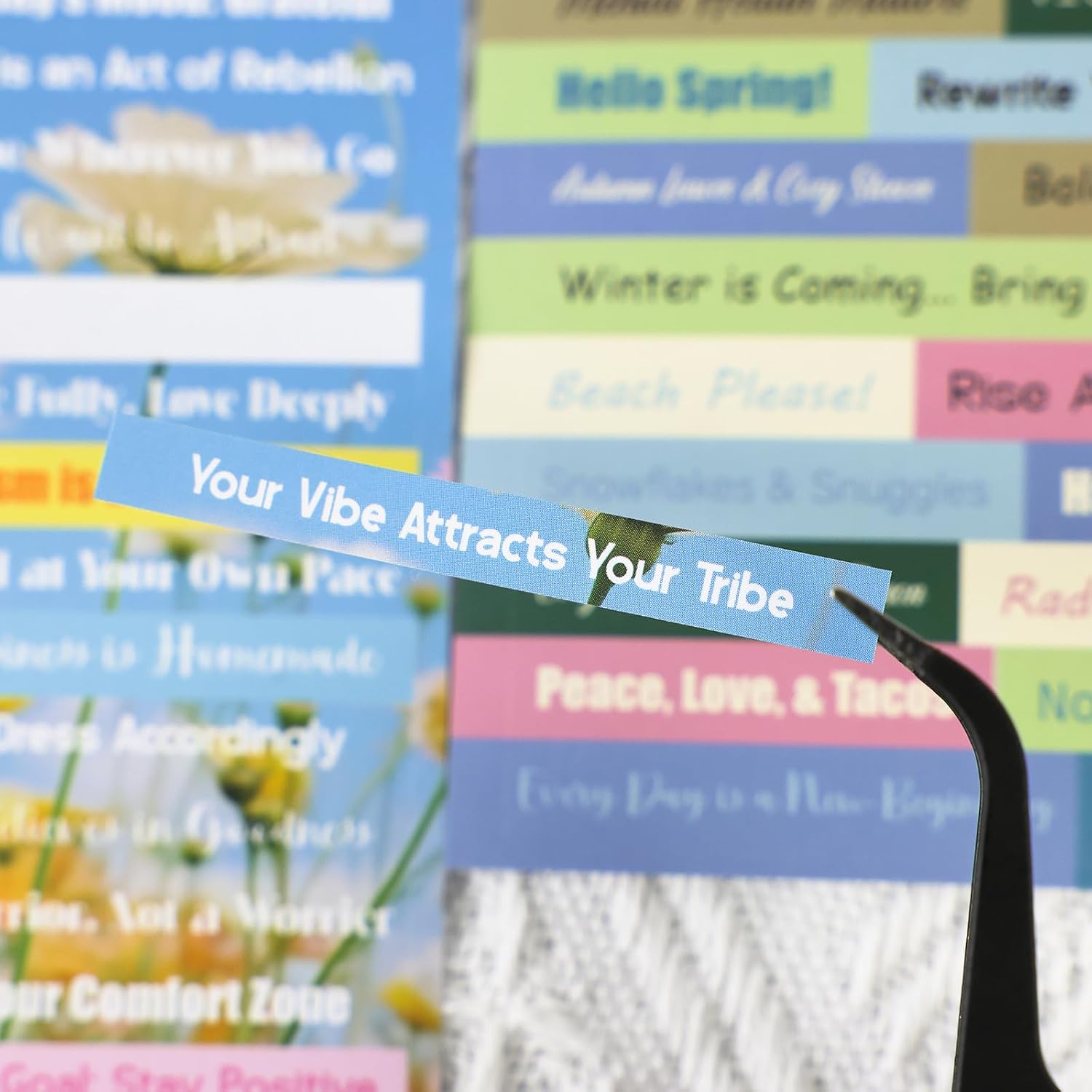 Bomichi Quote Stickers for Journaling, 48 Sheets 2800Pcs+ Word Motivational Inspirational Small Talk Stickers for Scrapbook Junk Journal Bullet Journal DIY Craft Card Making