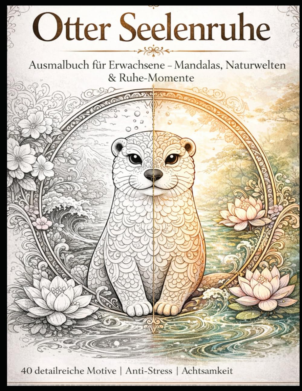 Otter Seelenruhe: Ausmalbuch für Erwachsene - Mandalas, Naturwelten & Ruhe-Momente