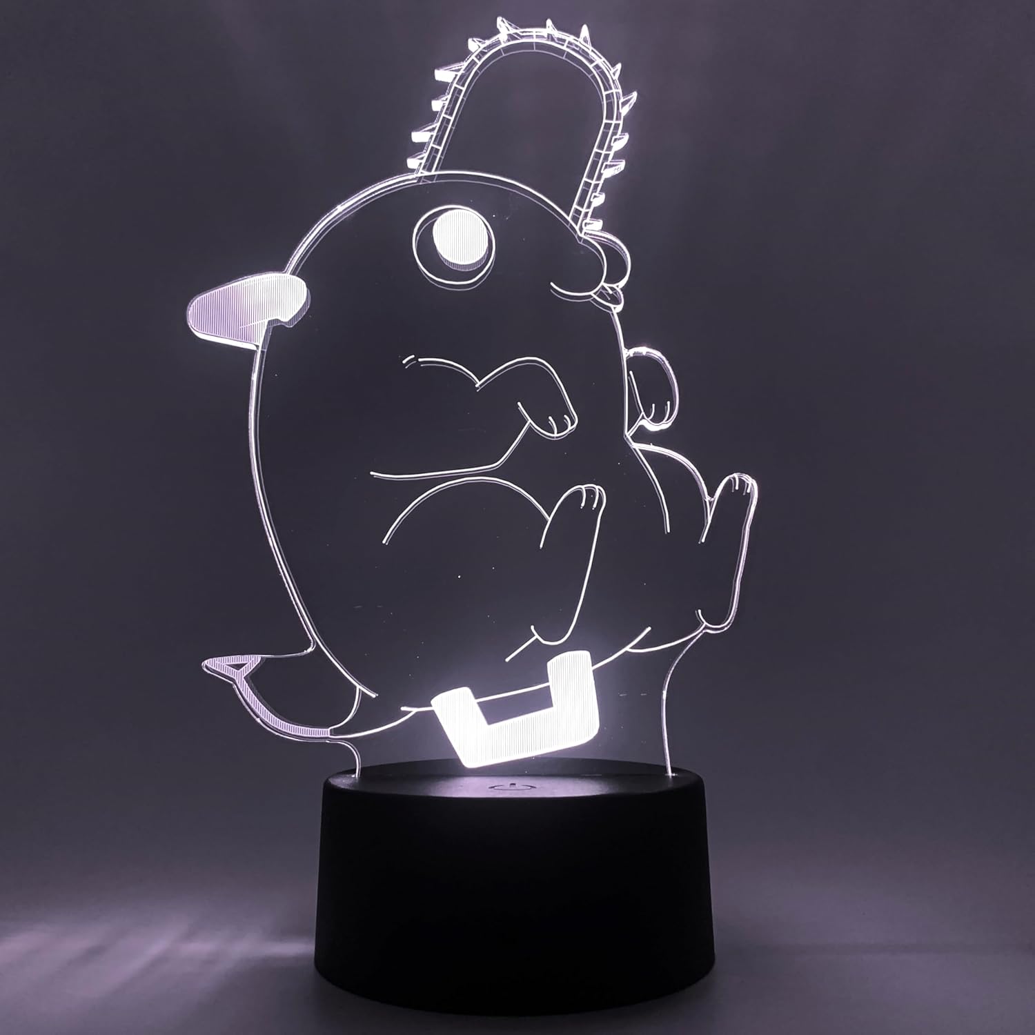 Otaku Lamps Pochita Chainsaw Man – Anime Lamp Figure Night Light, 16 Color RGB LED – 3D Anime Room Décor Gift for Otaku