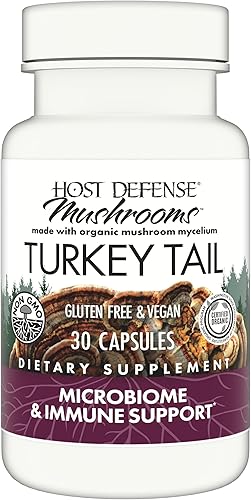 Miniatura 10 de Host Defense Cápsulas de cola de pavo sistema inmunológico natural y apoyo digestivo suplemento de hongos sin sabor 120