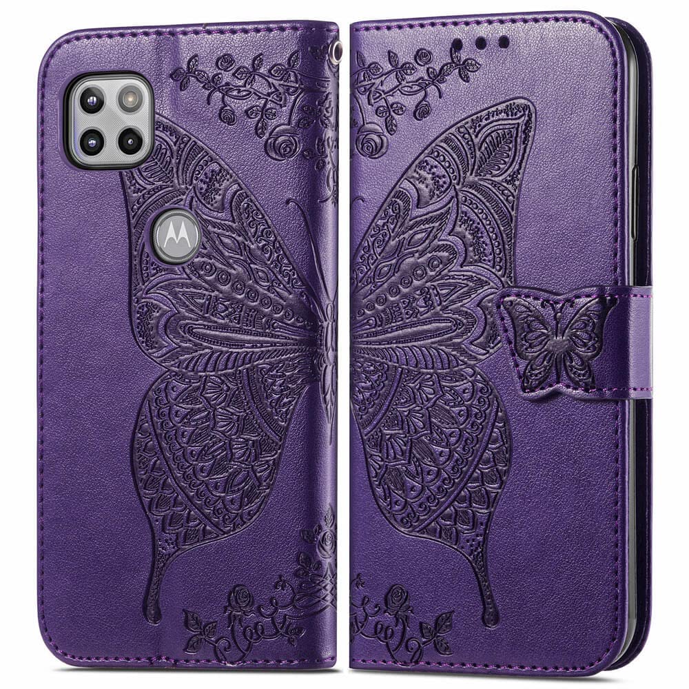 BAIDIYU Cover per Motorola One 5G Ace Custodia, Slot Cart