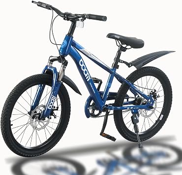 TRIOBLADE Kids Bike 18" 20" 22" Kids Mountain Bike for Boys and Girls Junior Mountain Bikes Children Bicycle with Shock Absorber 12.25-Inch Frame Dual Disc Brake 5-14 Years Old