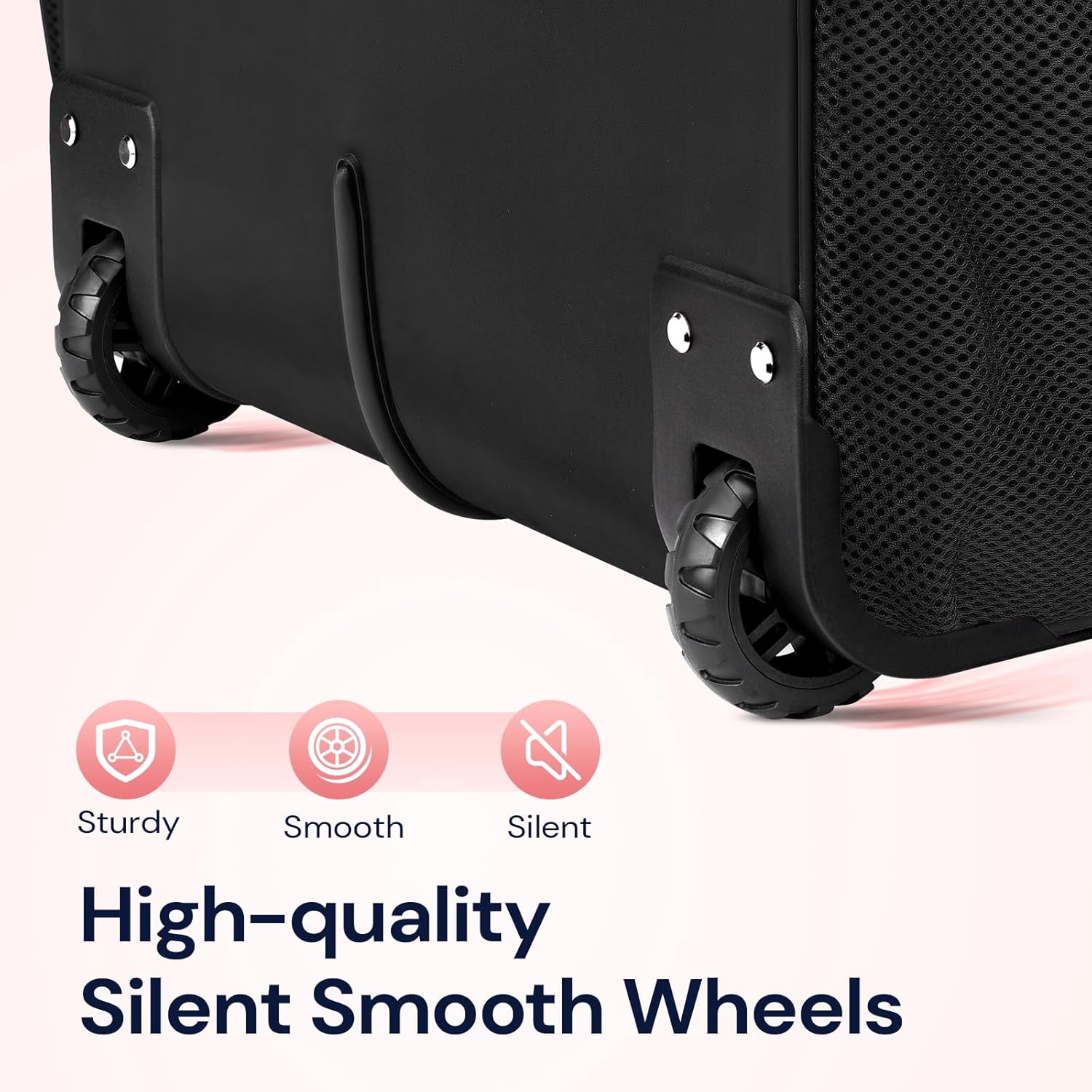 Ytonet Rolling Laptop Bag Women, Rolling Briefcase for Women, 17.3 Inch Laptop Bag with Wheels Rolling Computer Bag Laptop Case for Work Travel College Business Wife Mom Teacher, Black - Image 5