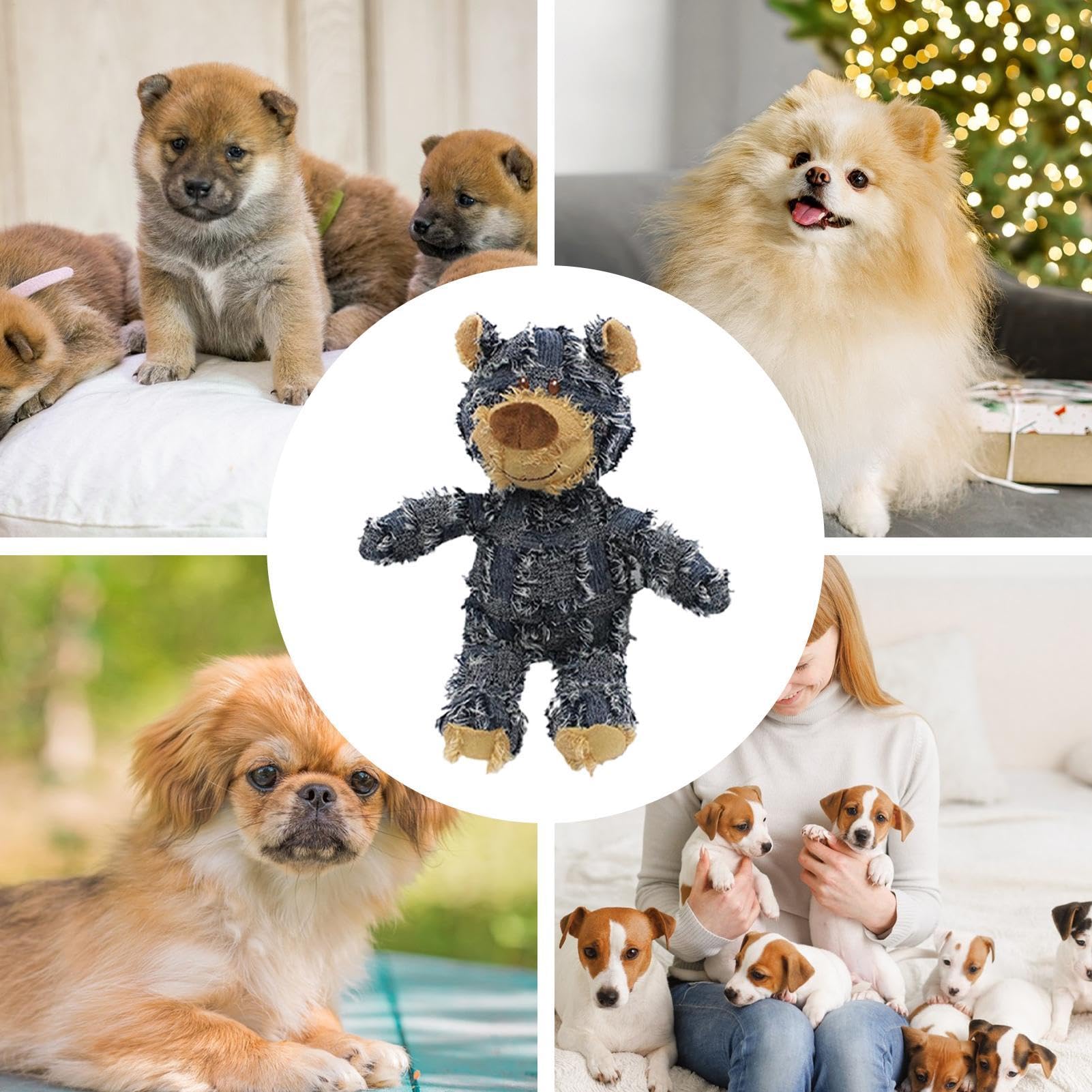 Unbreaka Ours En Peluche Incassable Extreme Bear 2.0 Pour Chien, Jouet à Mâcher Agressif En Peluche Indestructible, Jouet Couineur Pour Chien De Grande Race (1 Pièce