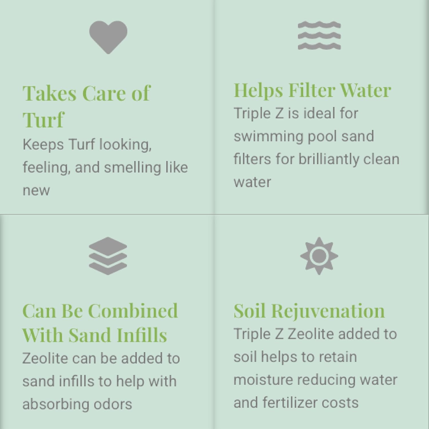 MSI Triple Z Zeolite Turf Care Solution 50 Lb Bag