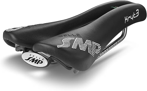 SMP, Sillín de bicicleta Kryt3 con marco sin género, ZSTKRYT3-NE, negro, XS, S, M