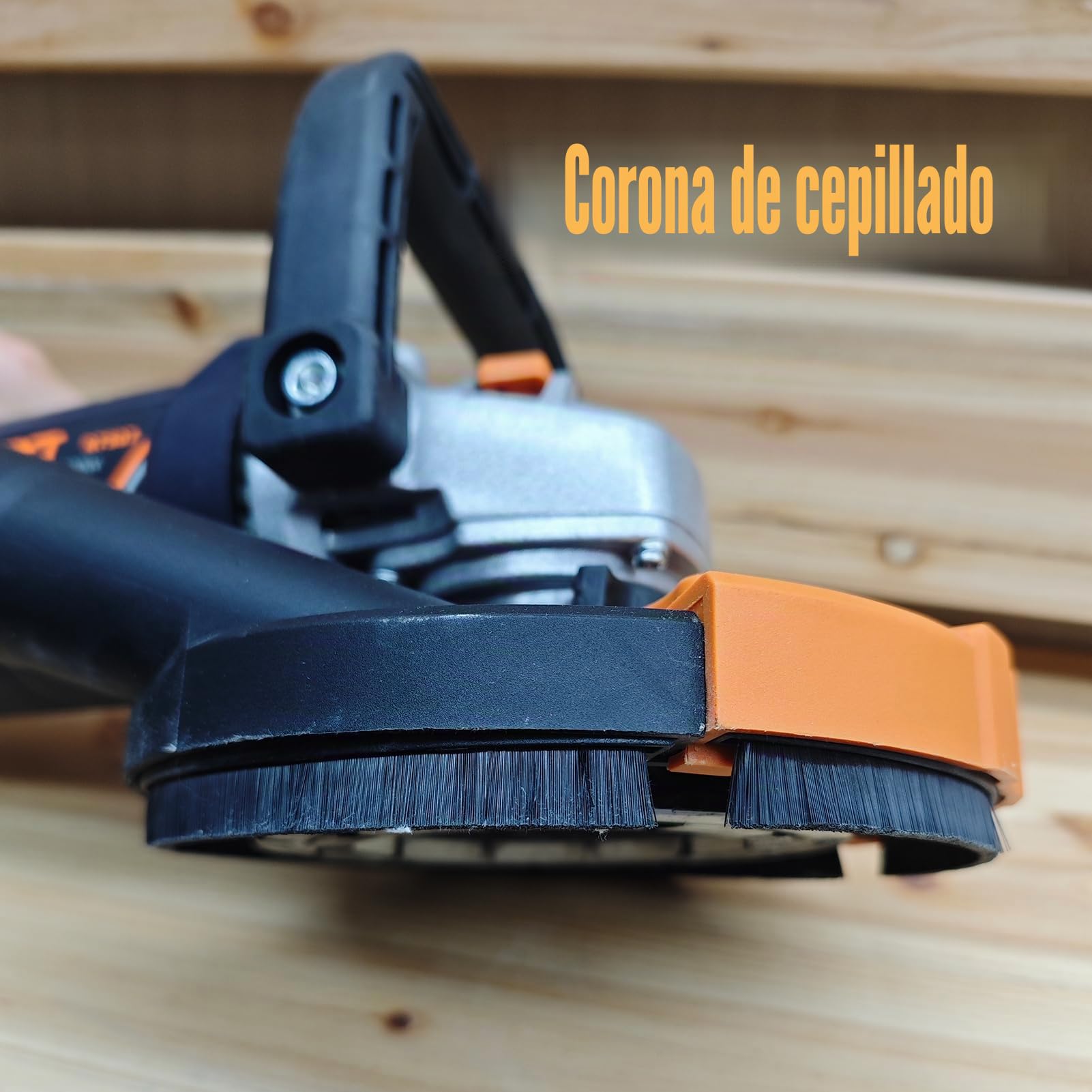 Amoladora de Hormigón Professional, MAXXT 1500W Lijadora de Hormigón Ajuste 7 Velocidades 1000-8500 RPM (con 1 discos abrasivos Ø 125mm)