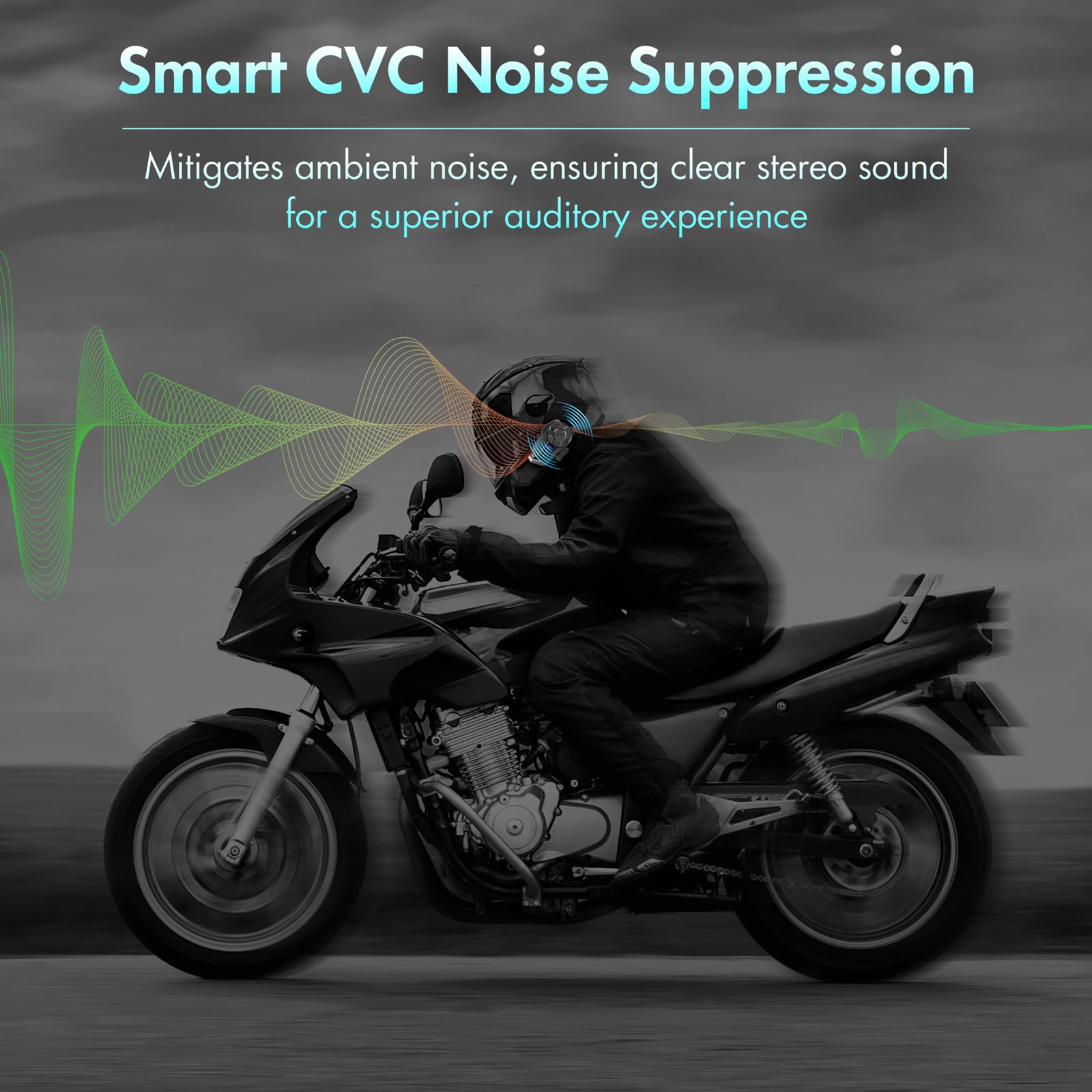 Interfono Moto, Cuffie Bluetooth Casco B2X Sistema di Comunicazione Wireless 5.1 con Condivisione Musica, Assistente Vocale, Radio FM, Distanza Interfono fino a 800-1000 metri (1 Pezzo)