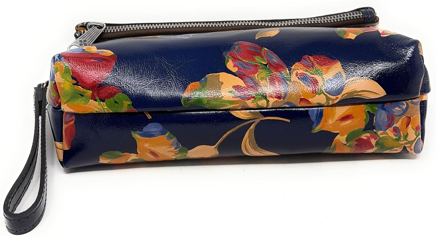 Patricia Nash Valerie Leather Foldover Clutch Wristlet, Le Fleur