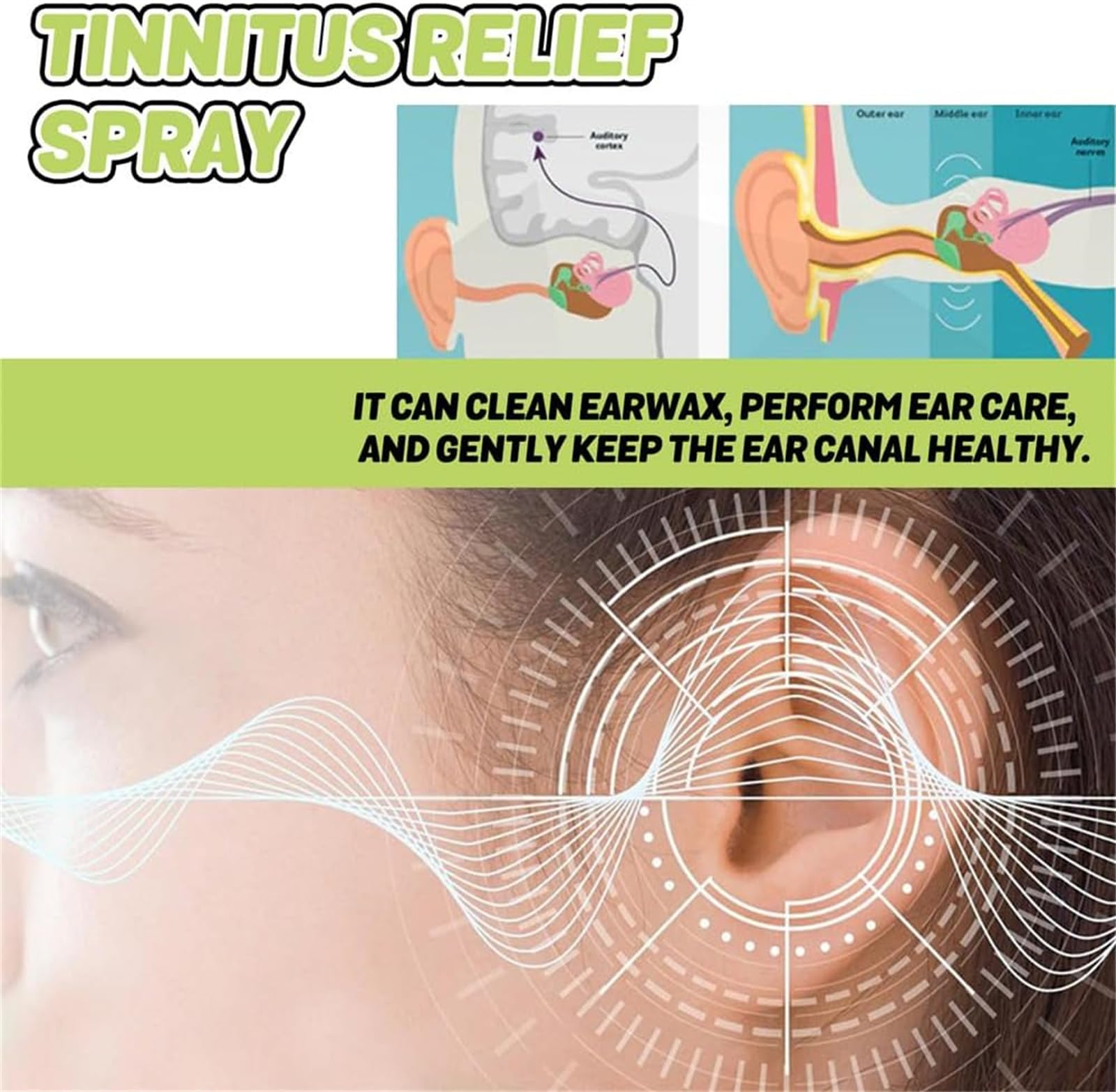 Brianelle Auridrip Tinnitus Relief Spray Tinnitus Relief For