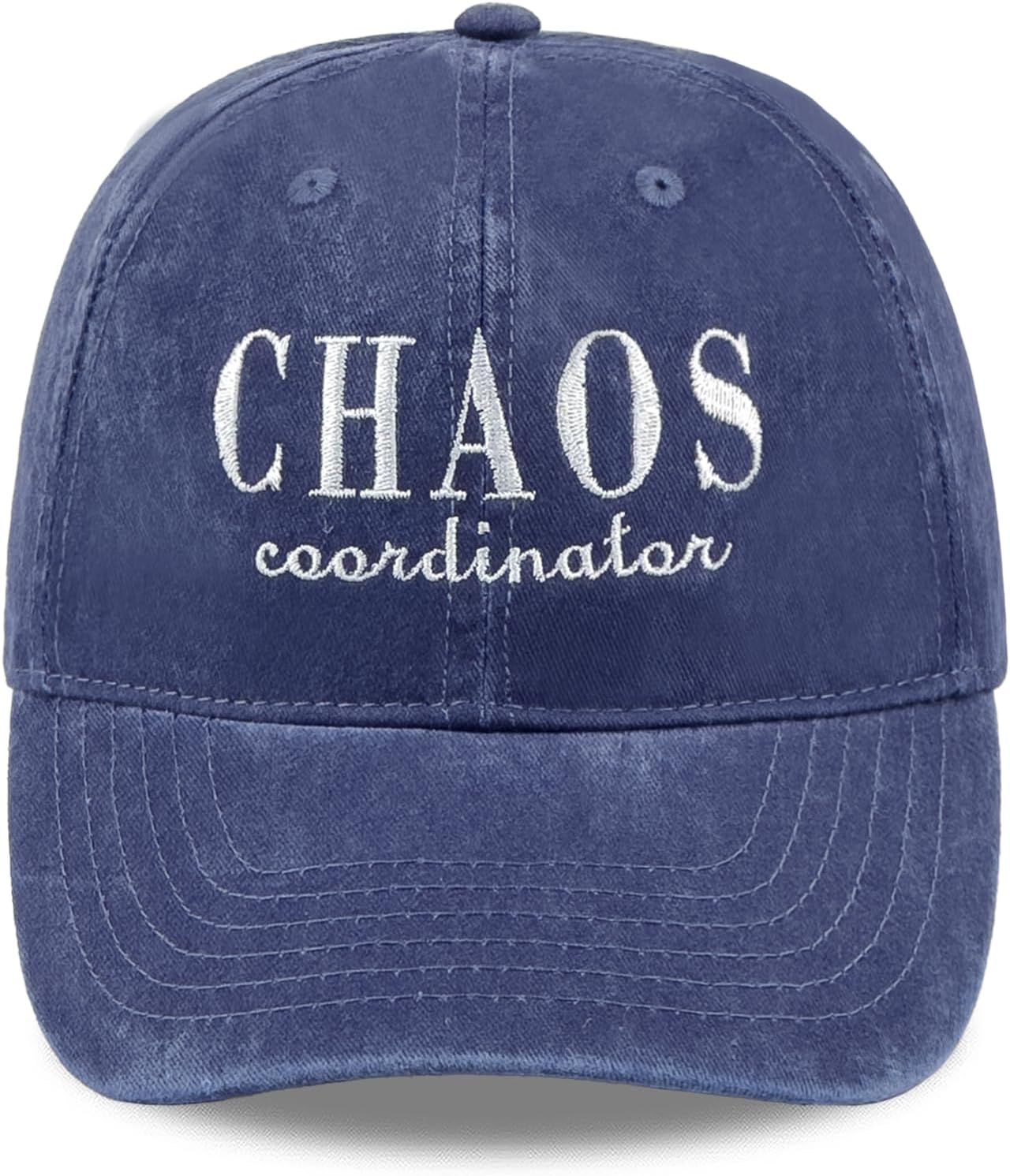 Chaos Coordinator Baseball Cap - Adjustable Embroidered Cotton Hat for Men Women, Funny Gift Idea for Teacher Nurse