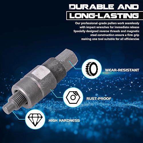 Miniatura 5 de Extractor magnético de estator de volante de 1.063 in y 0.945 in compatible con GY6 125cc 150cc Honda Yamaha Suzuki Scooter ATV Dirt Bike