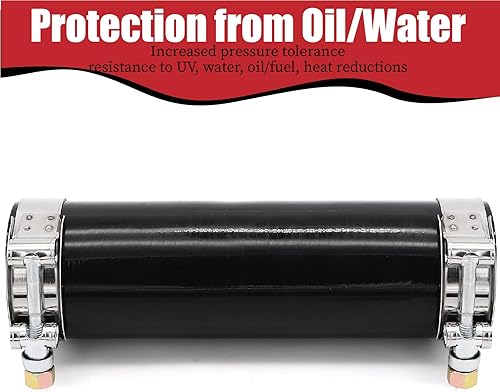 Miniatura 9 de Acoplador de manguera de silicona recto de 3.5 pulgadas, 4 capas de alta temperatura, reforzado con abrazadera de acero inoxidable con perno en T