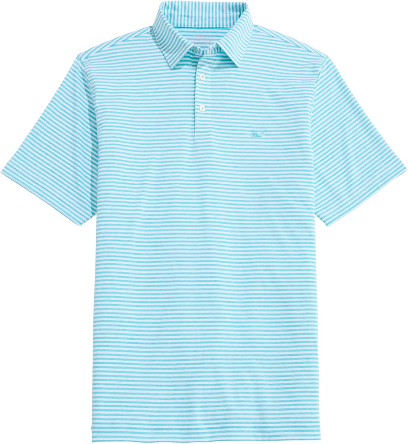 Vineyard Vines Mens Heathered Winstead Sankaty Performance Polo