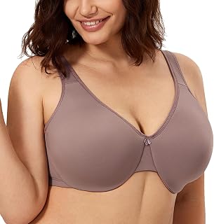 Women's Minimizer Bra Full Coverage Plus Size Smooth Underwire Seamless Bra