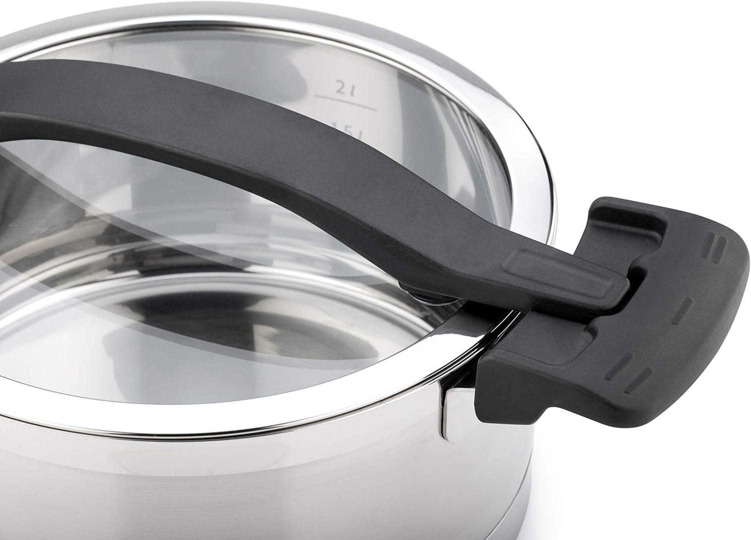 Tescoma Deep Pot with Cover Ø 20 cm 4.0 L Ultima, Assorted, 33 x 22.2 x 18 cm