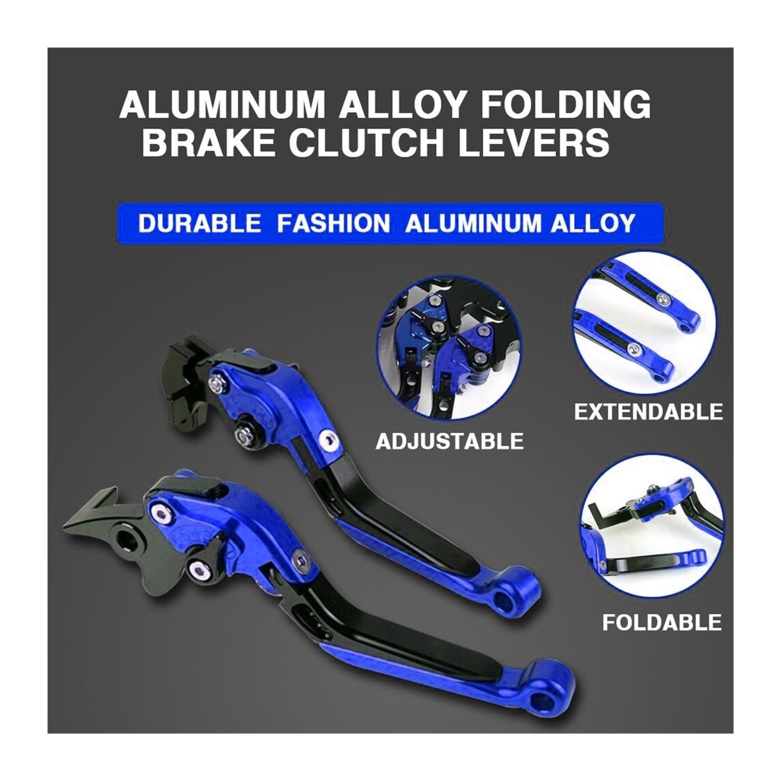 Fit For YAMAHA FZS150 2015-2016 Accesorios De Motocicleta Palancas Embrague Freno Ajustables Empuñaduras Manillar(FZS150 2015-2016 -3)