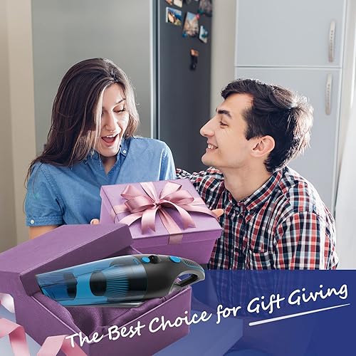 Miniatura 7 de SIYNZEM Aspiradora de mano inalámbrica mejorada de 10000 PA, aspiradora de mano con luz LED, aspiradora recargable sin cable, aspiradora de mano,