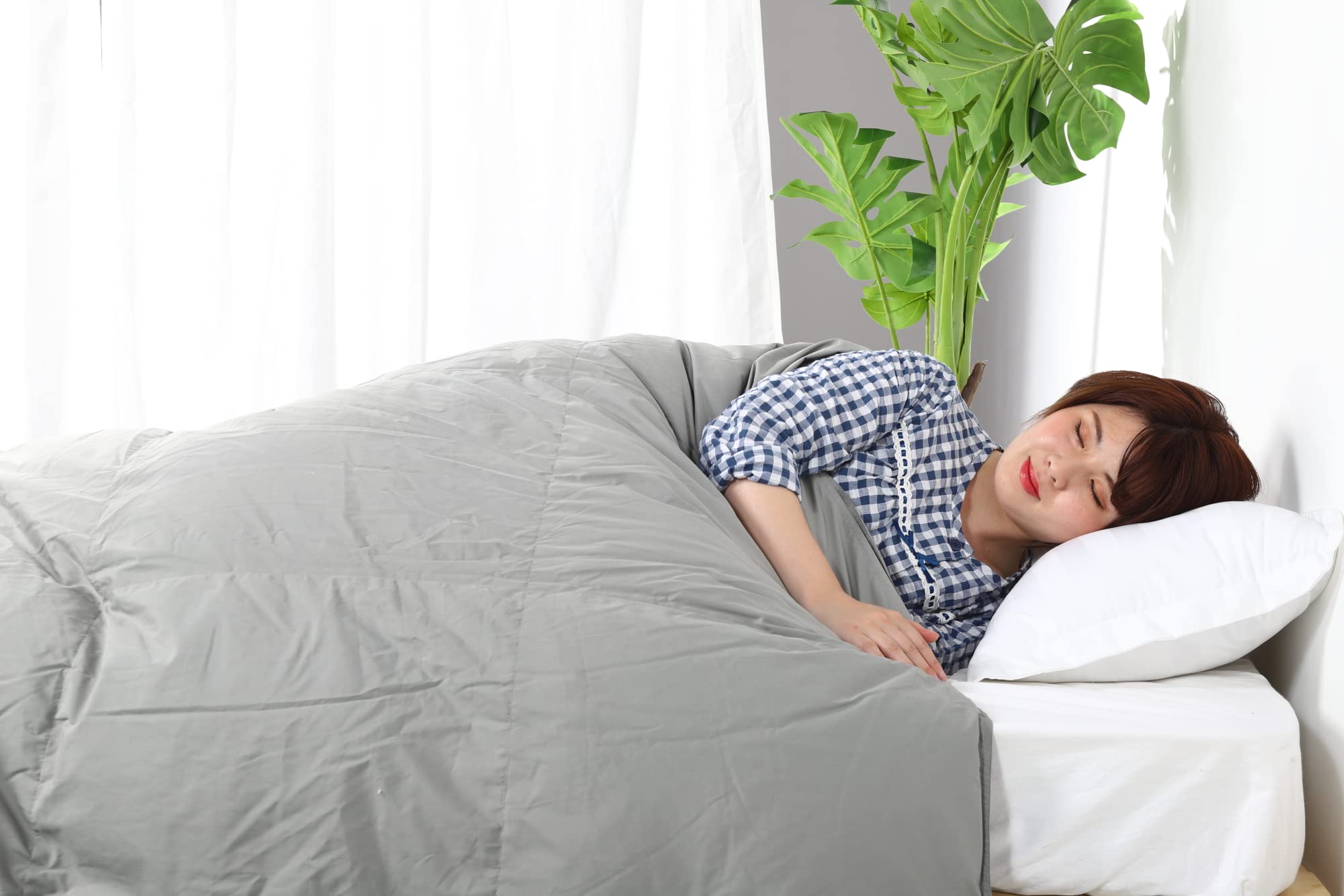 Amazon｜いいはねふとん店 羽毛布団 シングル 2枚合わせ 150cm×210cm