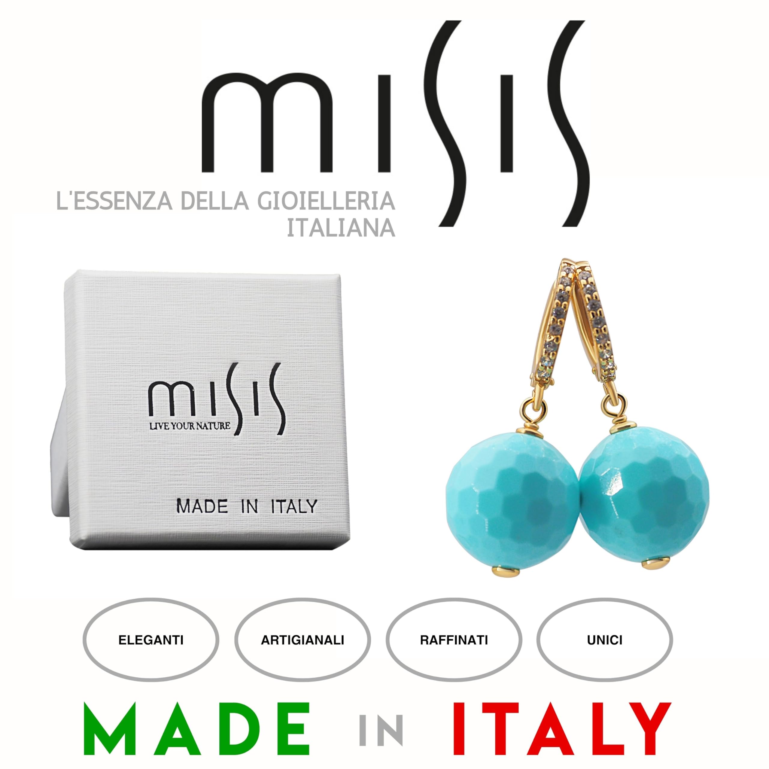 MISIS Orecchini Donna Pendenti in Argento 925 Made in Italy | Orecchini Lunghi Donna Eleganti, Ideali per ogni Occasione |