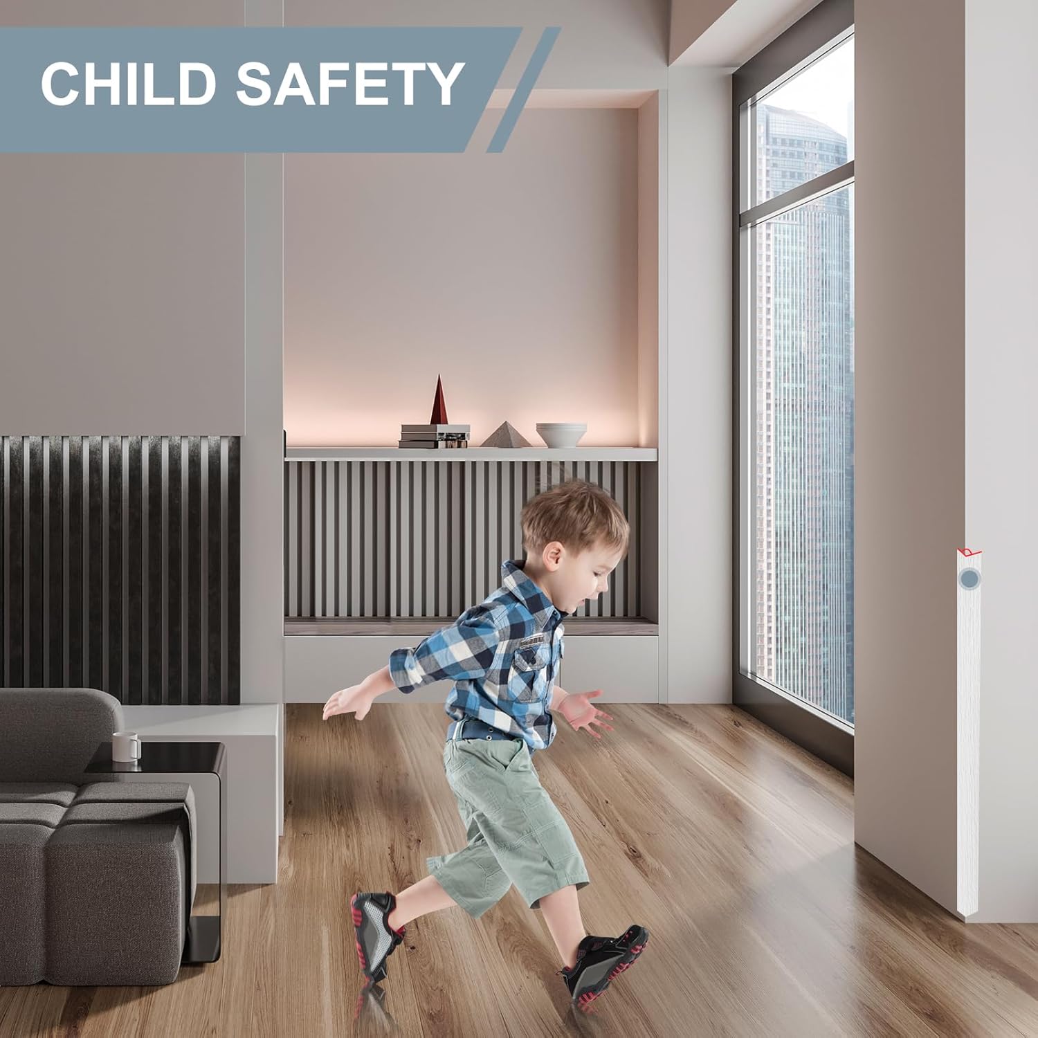 Corner Guards - 4PCS White Wall Corner Guard with Back Glue for Baby Safety, Stair Corners, Edge Protection (36 in L x 1-5/8 in W)